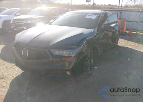 2019 Acura Tlx Tech A-Spec Pkgs из США, поврежденный, VIN 19UUB3F63KA000467